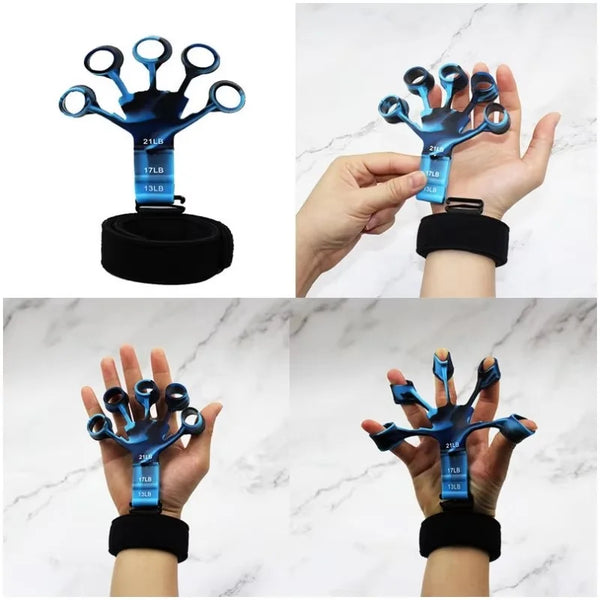 Fitness and Exercise Training Gripper, Hand Expander, Finger Squeeze, Sports Gym, Training Accessories, 5 Resistance, Training ﻿